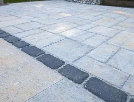 hardscaped patio design